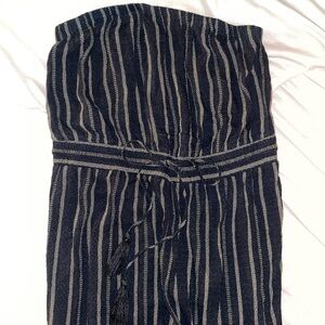 Urban Outfitters Striped Sleeveless Romper